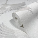 Grafisk tapet, non-woven tapet Kumano hvid