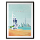 Plakat Dubai Beach - Burj Al Arab - Rivers