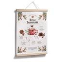Poster Heiße Schokolade Rezept