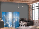Paravent, Raumteiler freistehend, Trennwand - Heavenly Calm: Warm Rays of the Sun