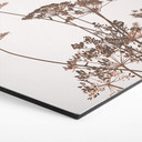 Hexagone - Alu-Dibond Herbes sauvages