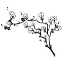 Sticker mural - Laurier-rose