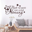 Wallsticker Biet har gadd men också honung