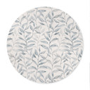 Plakat Delicate Watercolour Leaves - Soft Grey - Bloomery Decor - okrągły
