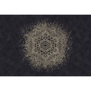 Elegancka fototapeta mandala w czerni i złocie - Bloomery Decor