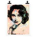 Plakat Zamart - Hołd dla Miro - Liz Taylor