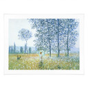 Plakat Monet - Pola wiosną