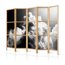 Japanischer Paravent, Raumteiler freistehend, Trennwand - Clouds Like from Dreams