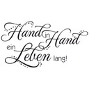 Wandtattoo Hand in Hand...