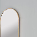 Wandspiegel gold gebogen - Glasgow - 30x90 cm