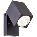Außenwandleuchte Dalia, schwarz, 10 x 9,5 cm, Glas Außenleuchte