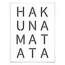 Plakat - tablica Hakuna Matata