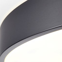 Deckenleuchte Niklas, schwarz, Ø 49 cm, Deckenlampe, dimmbar