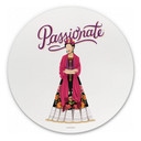 Tableau sur alu-Dibond rond Tohmé - Frida Kahlo
