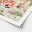 Poster Djur-Brandkår i Skogen - Oliver Robins