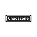 Muursticker Chaoszone
