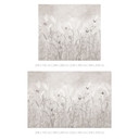 Scandinavisch design wilde bloemenweide met vlinders Fotobehang - Ms Tiff