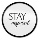 Plakat Zostań inspiracją - okrągły