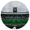 Wandtattoo Eintracht Frankfurt - Stadion Tribüne - Rund