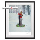 Exklusive Edition: handsigniert und limitiert - Fine Art Poster mit Passepartout im Rahmen - Schmelzende Liebe (1972) - Kurt Ard - 40x50 cm
