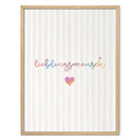 Typografie Poster Lieblingsmensch mit Herz