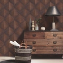 3D Tapete, Mustertapete Fashion for Walls 4 von Guido Maria Kretschmer bronze