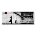 Stænkplade Banksy - Pige med ballon - Panorama