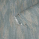 Papel pintado no tejido de estilo escandinavo azul para dormitorio, pasillo, cocina