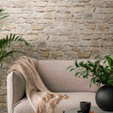 A.S. Création ikke-vævet tapet il Decoro tapet - Naturstenslook - Beige, Gul