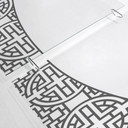 Separador de ambientes, biombo, pantalla de privacidad colgante Paisaje japonés - 8 piezas