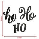 3D Schriftzug Weihnachten - Ho Ho Ho - Acryldeko