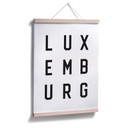 Plakat - Typografia Luksemburg