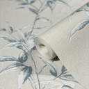 Tapeta z włókniny Floral Modern w kolorze szarym 