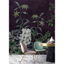 Fotomural Paredes de Patel 3 Cuarto Oscuro 1 verde, morado, blanco, beige, azul