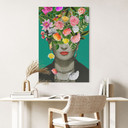 Billede af Frida Floral - Frida Floral Studio – print på aluminium (Alu-Dibond)