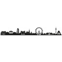 Sticker mural - Vienne Skyline