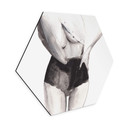 Hexagone - alu-Dibond Verbaan - Dance with me sugar