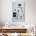 Leinwandbild Doppelter Herzschlag (1964) - Kurt Ard - 70x100 cm