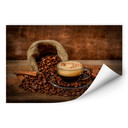 Zelfklevende Poster Perfoncio - Rustical Coffee