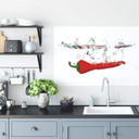 Zelfklevende Poster - Chilipeper