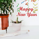Wallsticker Happy New Year