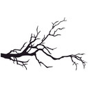 Wallsticker Kærlighedsgren inkl. 5 fotorammer