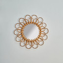 Wandspiegel rund gold Boho - Marrakesh - Ø 40 cm