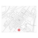Poster Eintracht Frankfurt - Stadionkarte