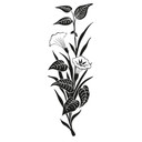 Sticker mural - Daturas