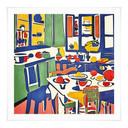 Plakat W kuchni - zainspirowany Matisse'em - Zamart