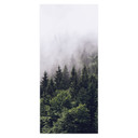 Folia na drzwi Foggy Forest - samoprzylepna dekoracja drzwi