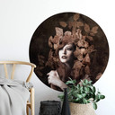 Wallsticker - Besari - Artemis daughter of Zeus - Rund