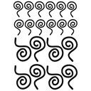 Sticker mural - Set Feuilles #09