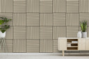 Panneau mural Panneau acoustique mural modulaire Jangal Placage - Chêne Letea